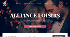 Desktop Screenshot of alliance-loisirs.net